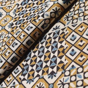 Ajrakh Modal Silk Fabric