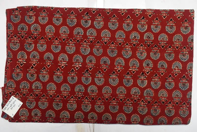 Authentic Ajrakh Block Print Fabric