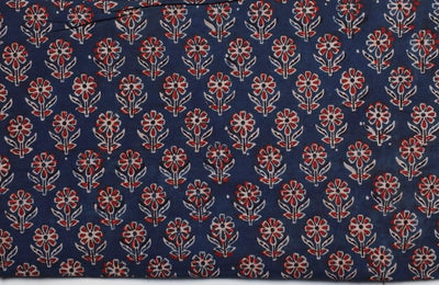 Authentic Ajrakh Block Print Fabric
