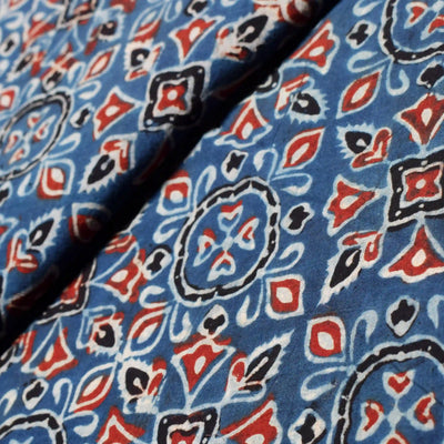 Authentic Ajrakh Block Print Fabric