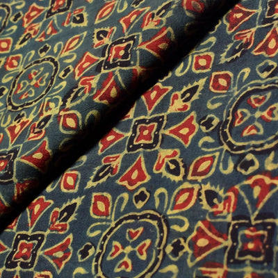 Authentic Ajrakh Block Print Fabric