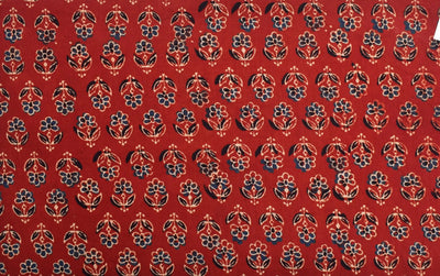 Authentic Ajrakh Block Print Fabric
