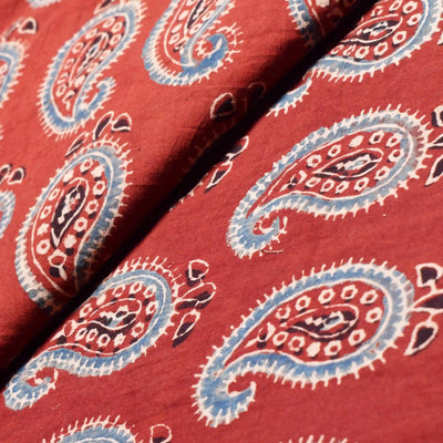 Authentic Ajrakh Block Print Fabric