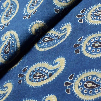 Authentic Ajrakh Block Print Fabric