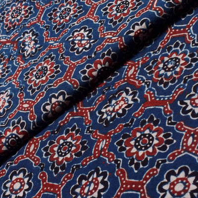 Authentic Ajrakh Block Print Fabric