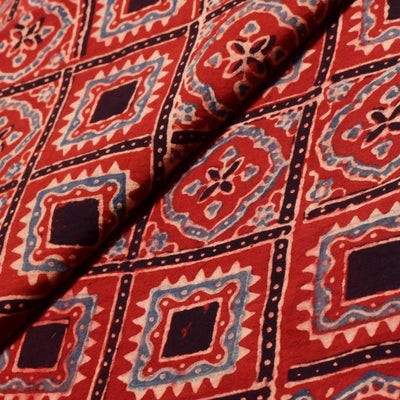 Authentic Ajrakh Block Print Fabric