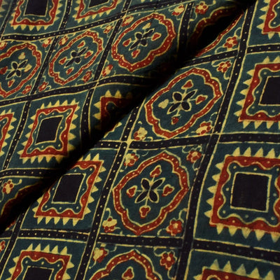 Authentic Ajrakh Block Print Fabric