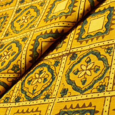 Authentic Ajrakh Block Print Fabric