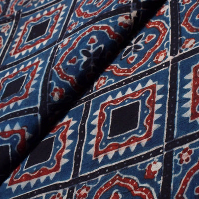 Authentic Ajrakh Block Print Fabric