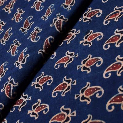 Authentic Ajrakh Block Print Fabric