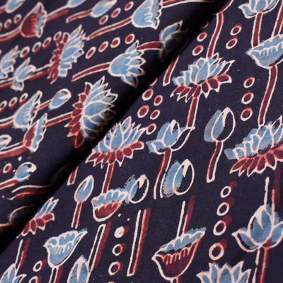 Authentic Ajrakh Block Print Fabric