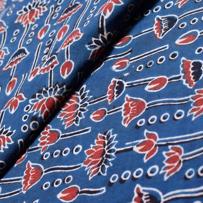 Authentic Ajrakh Block Print Fabric