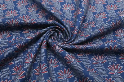 Authentic Ajrakh Block Print Fabric