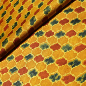 Ajrakh Modal Silk Fabric