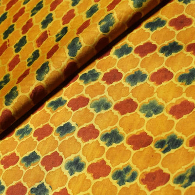 Ajrakh Modal Silk Fabric