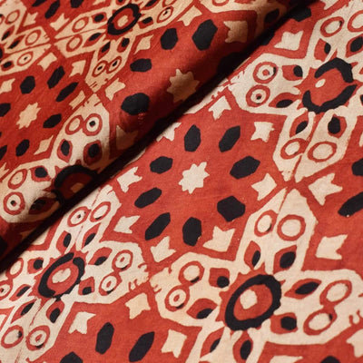 Ajrakh Modal Silk Fabric