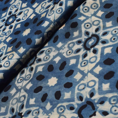 Ajrakh Modal Silk Fabric