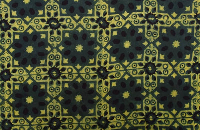 Ajrakh Modal Silk Fabric