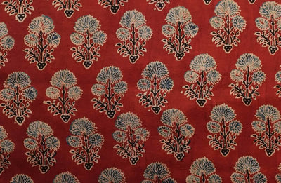 Ajrakh Modal Silk Fabric