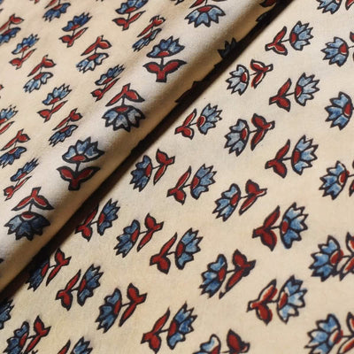 Ajrakh Modal Silk Fabric