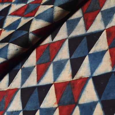 Ajrakh Modal Silk Fabric