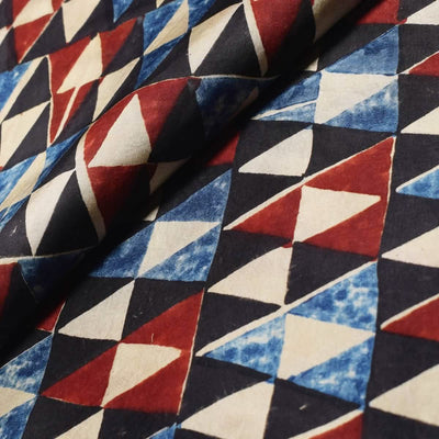 Ajrakh Modal Silk Fabric