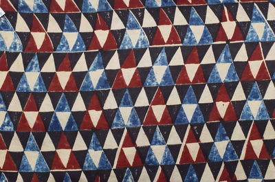 Ajrakh Modal Silk Fabric