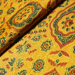 Ajrakh Modal Silk Fabric