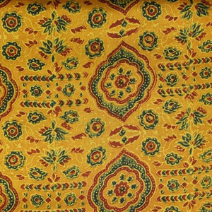 Ajrakh Modal Silk Fabric