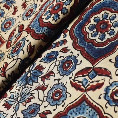 Ajrakh Modal Silk Fabric