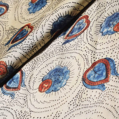 Ajrakh Modal Silk Fabric