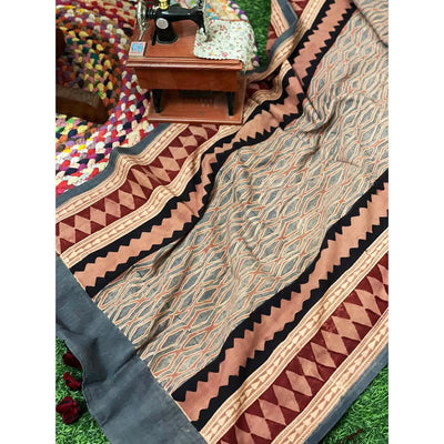 Ajrakh Mul Cotton Stole