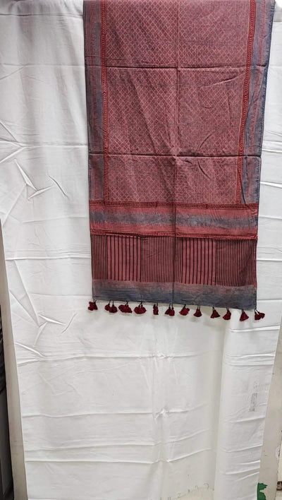 Ajrakh Mul Cotton Stole