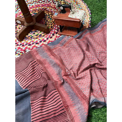 Ajrakh Mul Cotton Stole