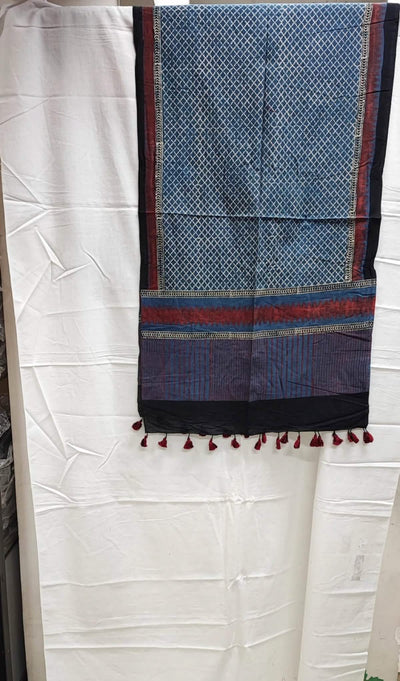 Ajrakh Mul Cotton Stole