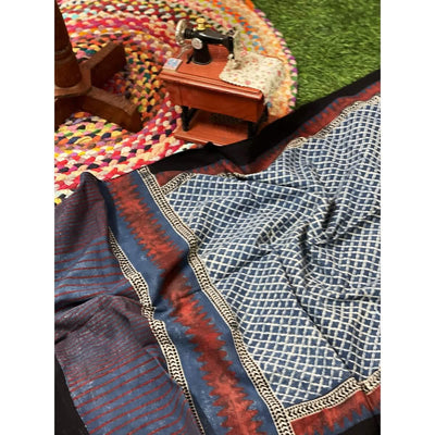 Ajrakh Mul Cotton Stole