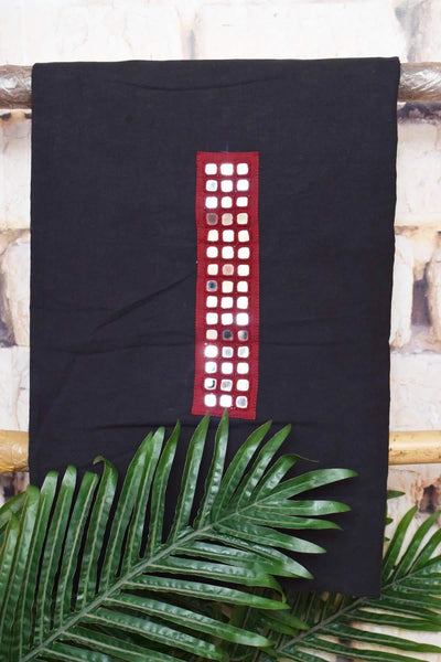 Ajrakh Mirror Work Dupatta Set