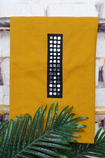 Ajrakh Mirror Work Dupatta Set