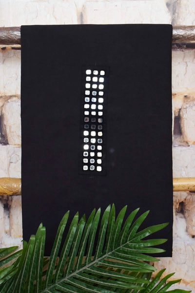 Ajrakh Mirror Work Dupatta Set