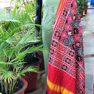 Mirror Work Patola Set