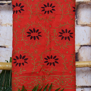 Authentic Chikankari Unstitched Suit - SSEthnics