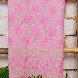 Authentic Chikankari Unstitched Suit - SSEthnics