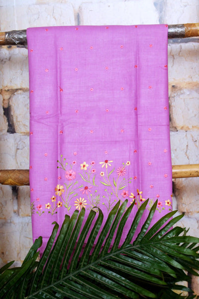 Linen Embroidered Suits | SSEthnics