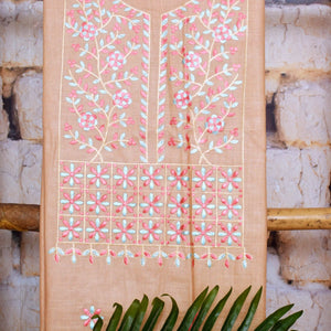 Linen Embroidered Suits | SSEthnics