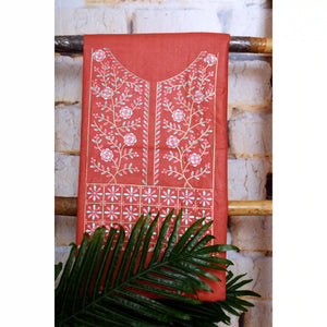 Linen Embroidered Suits | SSEthnics