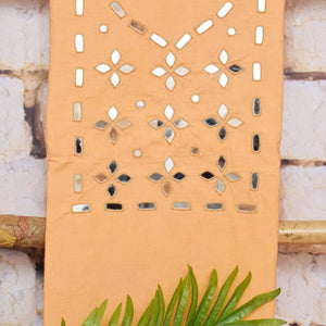 Mirror Work Bhagalpuri Ikat Dupatta Set - SSEthnics