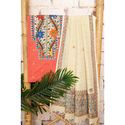 Madhubani Hand Painted Suit