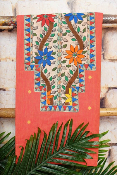 Madhubani Hand Painted Suit