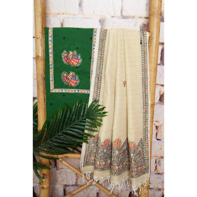 Madhubani Hand Painted Suit