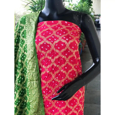Bandhani Banarasi Designer Suit